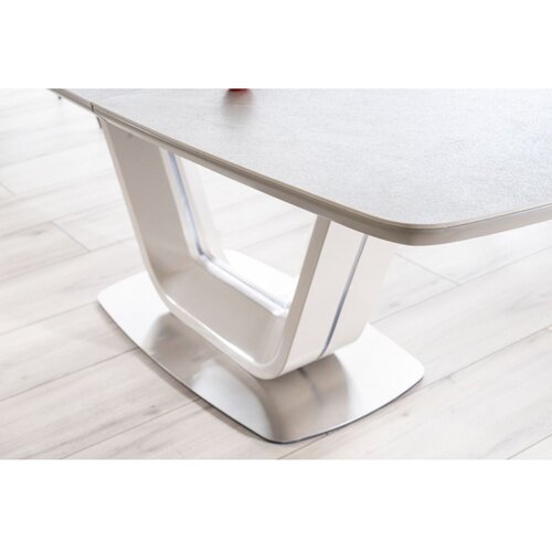 Molarem Home stol ARMANI - MDF + keramika - sivi Slike