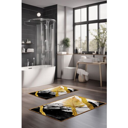  CT-5267 multicolor bathmat set (2 pieces) Slike