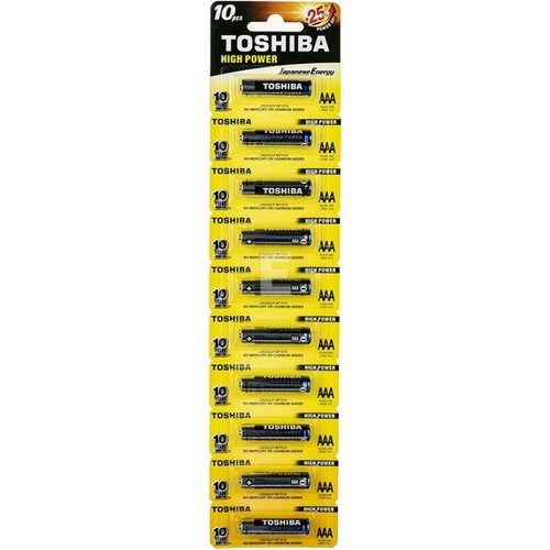 Toshiba Alkalna Baterija HIGH POWER LR03, BP, Pakovanje od 10 Slike