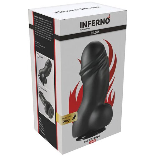 Hidden Desire Inferno Fat Boys Dildo PVC 22cm Black Slike