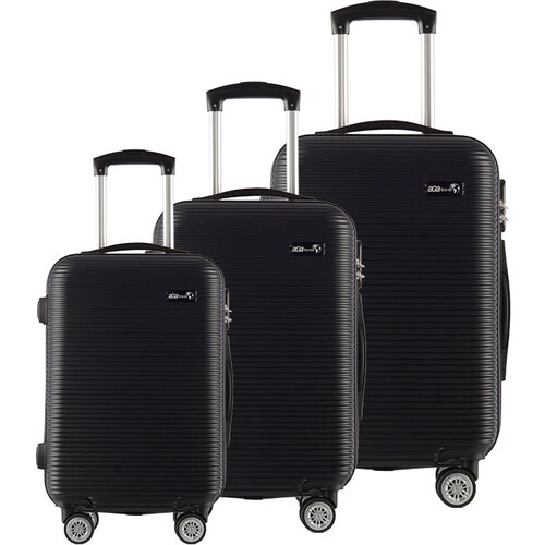  Putni koferi Aga Travel MR4651-Black - crni Slike