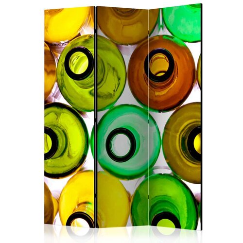  Paravan u 3 dijela - bottles (background) [Room Dividers] 135x172 Cijene