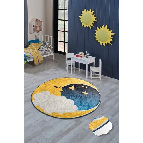 Conceptum Hypnose tepih Moon, Ø140cm, Šareni Cene