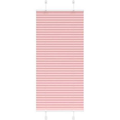 vidaXL Plisirana zavesa roza 60x150 cm &scaron;irina blaga 59,4 cm poliester, (5000298464) Cene