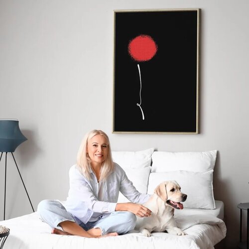  Slika - Minimalist Flower (1 Part) Vertical 60x90 Slike