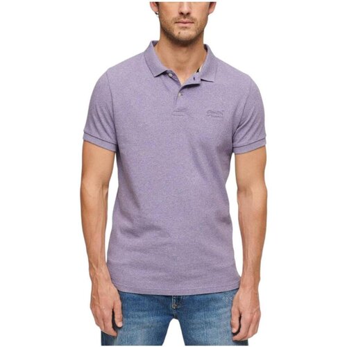 Superdry Polo majice kratki rokavi - Vijolična Cene