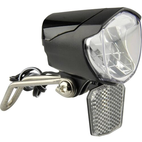 Fischer fahrrad prednje svjetlo za bicikl 85355 led pogon na dinamo crna Slike
