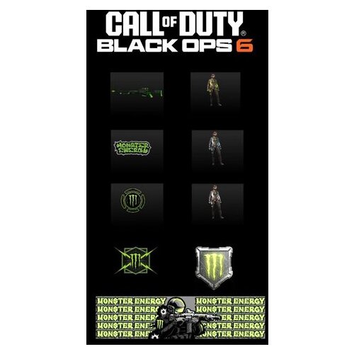 CoD Website Call of Duty: Black Ops 6 - Exclusive Monster Energy Premium Full Set Pack + 30 Min Double XP + 15 Min Weapon XP (DLC) (PS4/PS5/XBOX ONE/XBOX SERIES X/PC) Official Website Key GLOBAL Cene