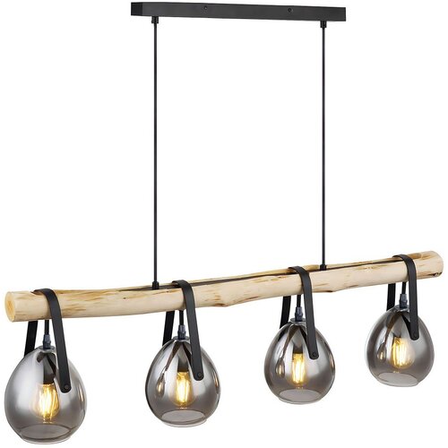 Toolight Viseća lampa APP1775-4CP WOOD GREY Slike