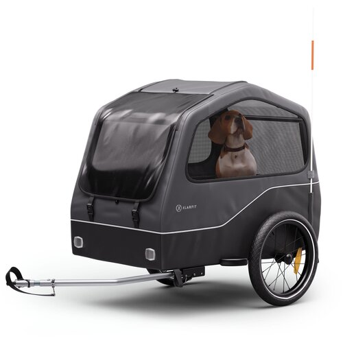 Klarfit Goldie Home, prikolica za kolo, 334 l, max. 40 kg, zložljiv, odporen na vremenske vplive Slike