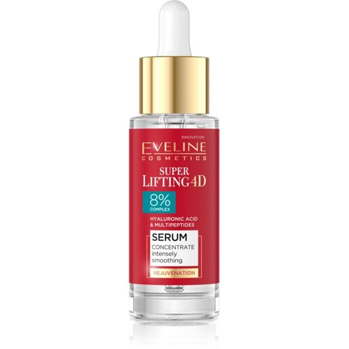 Eveline Cosmetics Super Lifting 4D 8% complex serum za zaglađivanje 30 ml Slike