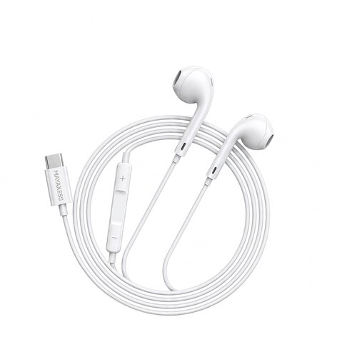 Oem Mayaxess, Žične USB-C slu&scaron;alke za iPhone 16 Pro Max z vgrajenim mikrofonom, Bela, (5000299420) Cene