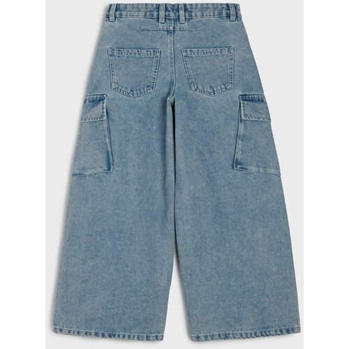 Sinsay Wide leg oversize traperice s ispranim efektom Slike