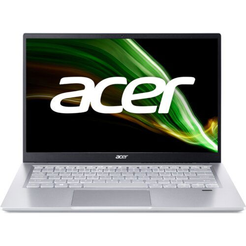 Acer swift SF314-43 noOS/14"FHD ips /ryzen 7 5700U/16GB/512GB ssd/fpr/backlit/srebrna Cene