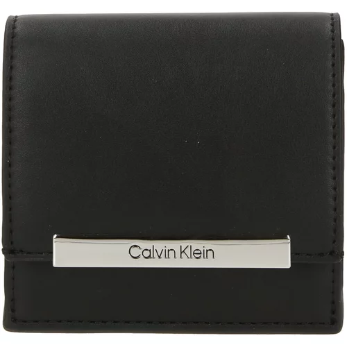 Calvin Klein Novčanik crna / srebro