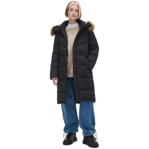 Cropp ženski kaput s kapuljačom - Crna  3726W-99X Cijene