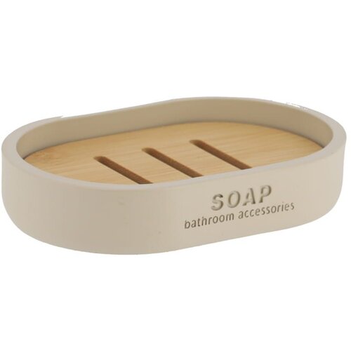 Tendance Držač za sapun 2,3x12,3x8,3 cm poliresin bambus, bež Cijene