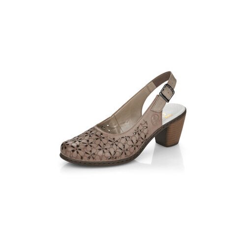 Rieker ženske sandale 40981 beige Slike