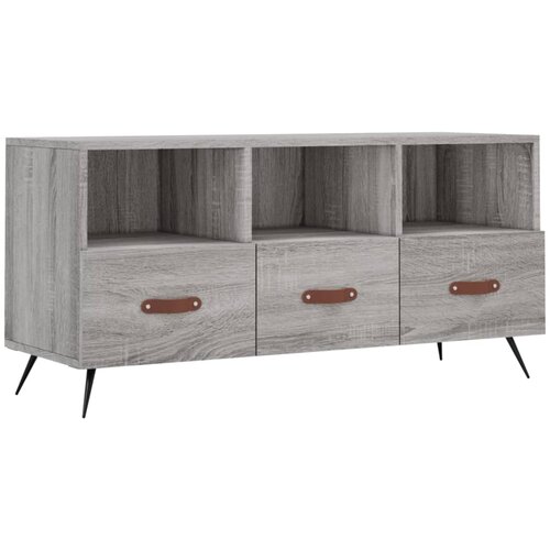 Maison Chic TV omarica - TV enota - Televizijska omarica siva sonoma 102x36x50 cm inženirski les, (21702044) Cene