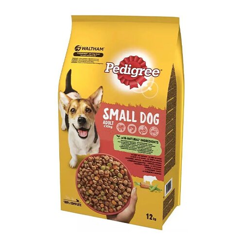 Pedigree granule za odrasle pse malih rasa - govedina i povrće 12kg Slike