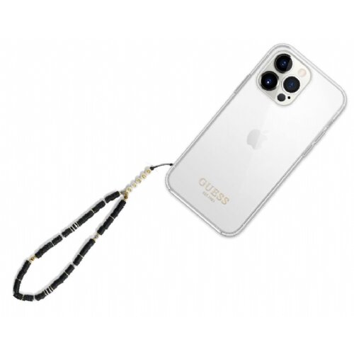 Guess gustpeark zapestnica / obesek za telefon - heishi beads črna Slike