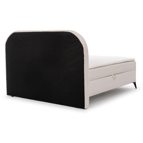 Ropez Bela boxspring postelja s prostorom za shranjevanje 200x200 cm Ornes &amp;ndash; Slike