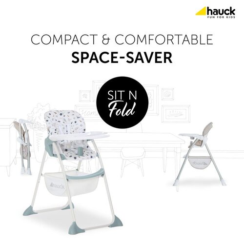 Hauck hranilica Sit N Fold Beige Slike