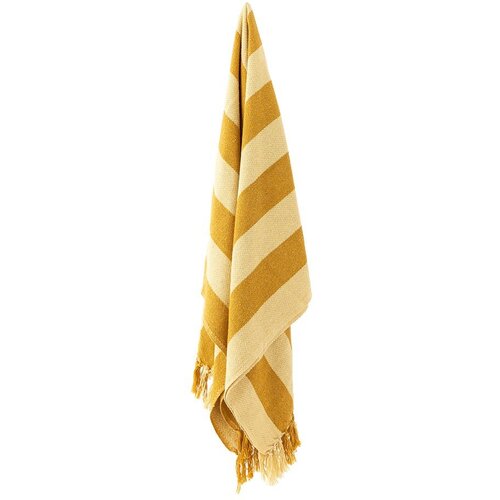 Bloomingville Rumena odeja iz recikliranega bombaža 130x160 cm Frello &amp;ndash; Slike