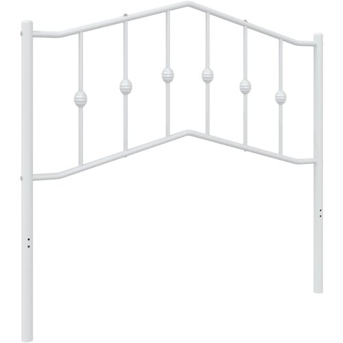 vidaXL Kovinsko vzglavje belo 100 cm, (21055645) Cene