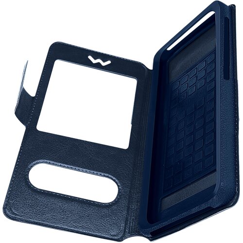 AVIZAR folio torbica extra-slim 2x window (hitra sprostitev) velikost l - polnocno modra, (20615756) Cene