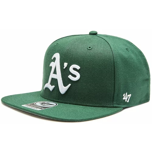 47 Brand Kapa s šiltom MLB Oakland Athletics Sure Shot '47 CAPTAIN B-SRS18WBP-DGB Zelena