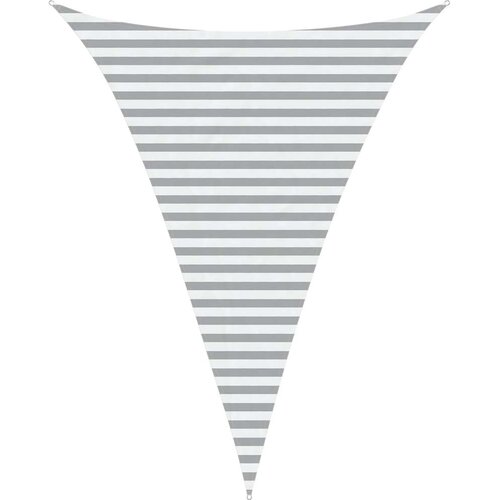  Jedrilica za sunčevu sjenu na otvorenom 3 x 4 x 4 m - Svijetlosiva i bijela 3 x 4 x 4 m Slike