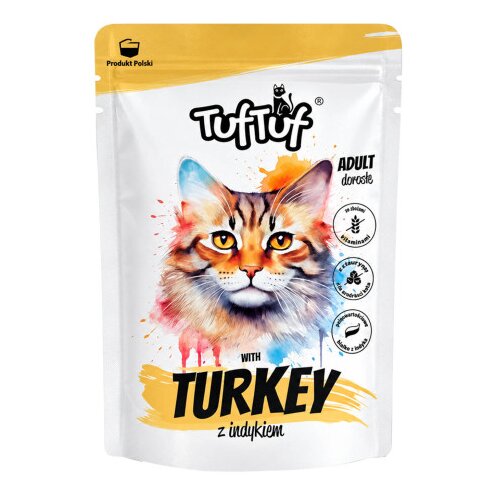 TILLO Hrana za mačke mesni narezak sa Puretinom 100g TUFFTUF Slike