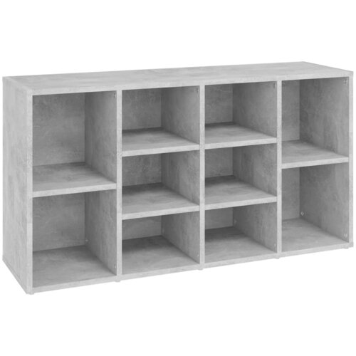 Maison Chic Klop za čevlje - Sedež za čevlje čevljev siva 103x30x54,5 cm iverna plošča, (21777545) Cene