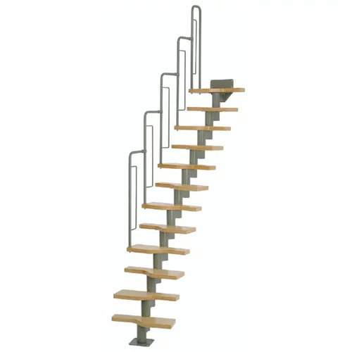 STAR STAIRS sistemske stopnice star stairs graz (etažna višina: 240,5-292 cm, število stopnic: 12)