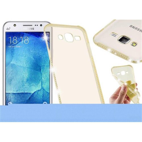 Cadorabo CARE, združljiv s Samsungom v prozornem zlatih - za&amp;scaron;čitni pokrov iz fleksibilnega silikona TPU v oblikovanju nosoroga, (20588683) Slike