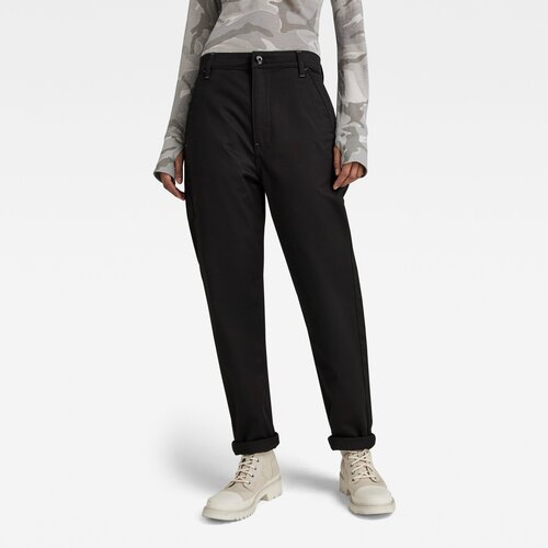 G-star Pants - Boyfriend tapered chino wmn black Slike