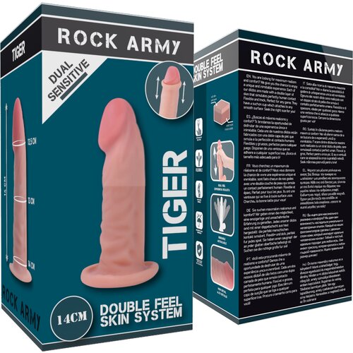 ROCK ARMY dildo rockarmy dual density tiger (14 cm) Cene