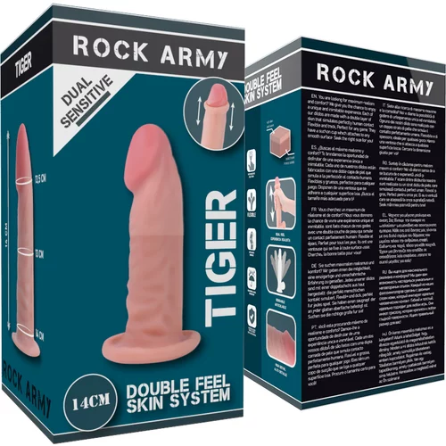ROCK ARMY dildo rockarmy dual density tiger (14 cm)