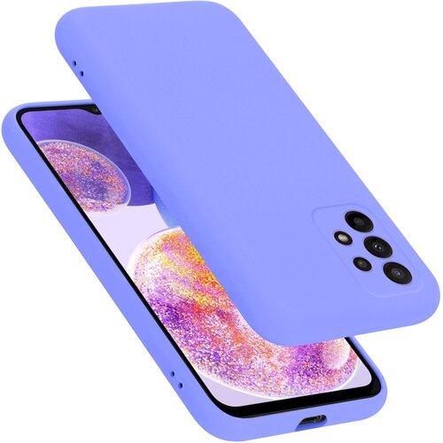 Cadorabo Ohi&scaron;je, združljiv s Samsungom v tekoči lahki vijolični barvi - za&scaron;čitni pokrov iz fleksibilnega silikona TPU, (20595540) Cene