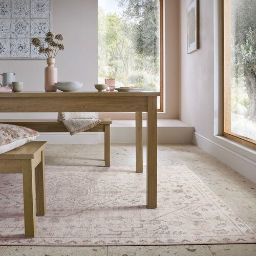 Flair Rugs Kremno bela pralna preproga 115x170 cm Teo Traditional &amp;ndash; Slike