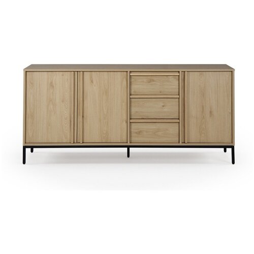 Marckeric Komoda v hrastovem dekorju v naravni barvi 180x80x40 cm Luc &amp;ndash; Slike