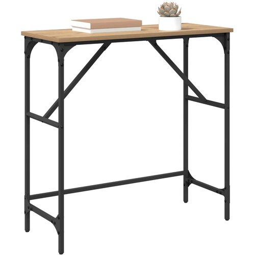  Konzolna stolica Umjetnički hrast 75 x 32 x 75 cm Slike