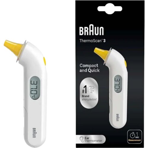 ThermoScan 3 Contact White Ear Slike