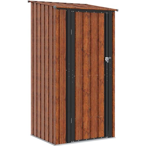  Vrtne &amp;scaron;upe Smeđa 103 x 86 x 200 cm Metal Slike