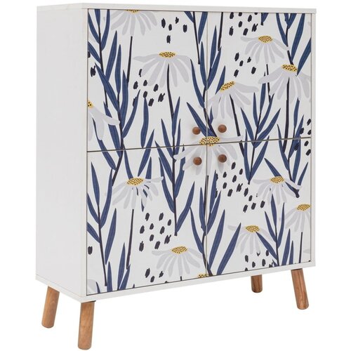 Kalune Design Multil&amp;uuml;x Daisy WhiteDark Blue Multi Purpose Cabinet Slike