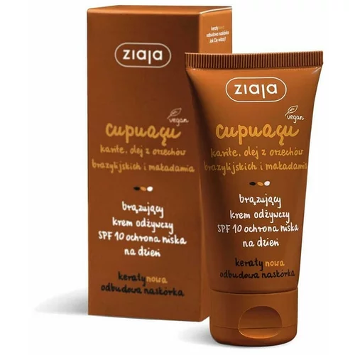 Ziaja Cupuacu Bronzing Nourishing Cream samoporjavitveni izdelki 50 ml za ženske