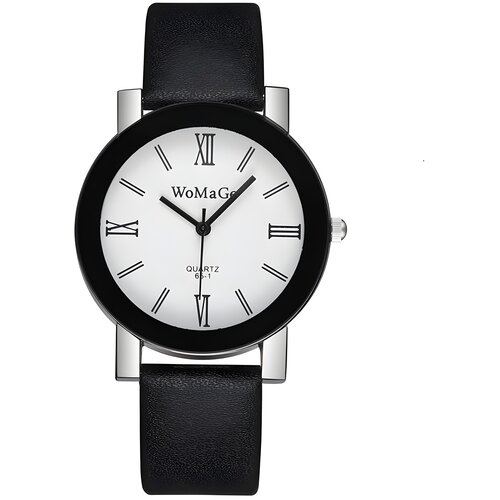 Womage Ura RE-13891 - Črna / Bela Cene