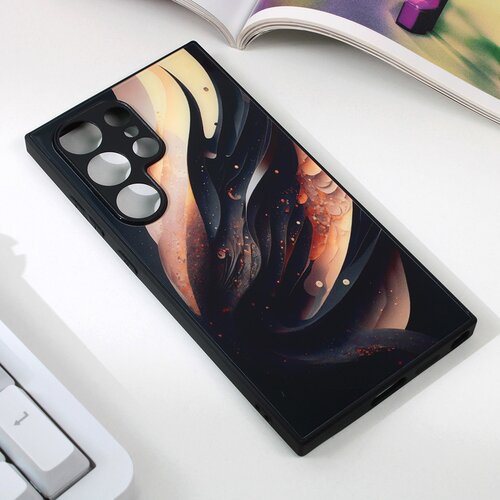 Torbica abstract za samsung S928B galaxy S24 ultra crna Slike