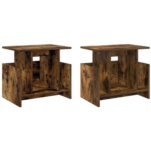  stalak 2 pcs Dimljeni hrast 50 x 35 x 45 cm Slike